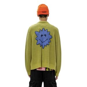 Pleasures Everyday Logo Beanie Orange Ribbed Knit Cuffed Cap Streetwear OSFA